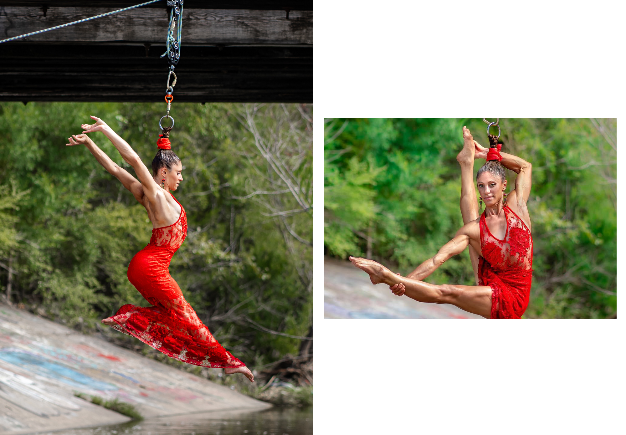 Leila Noone defies gravity and breaks a world record — all by her