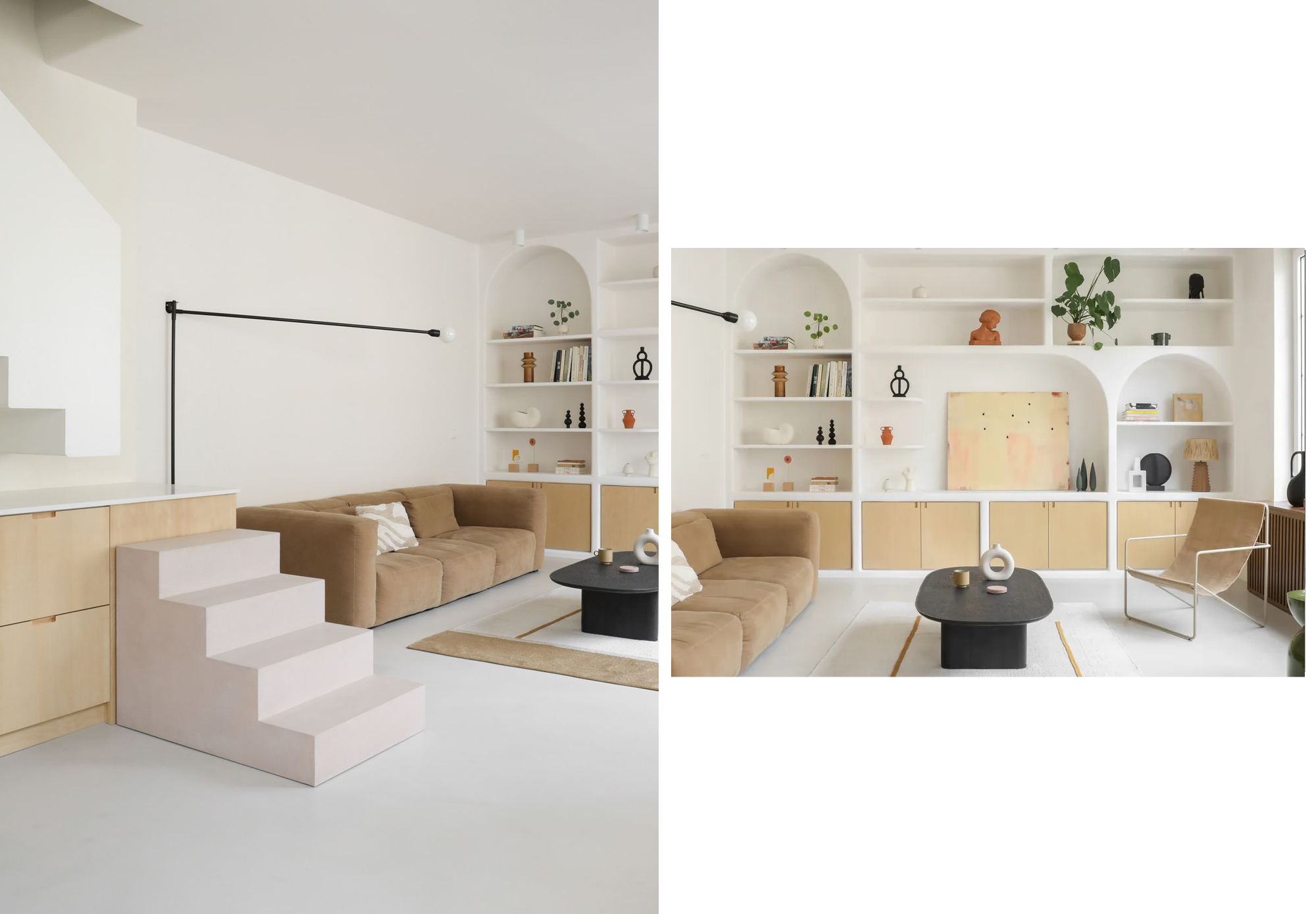 Un duplex sculptural à Paris : minimalisme, douceur et héritages ...