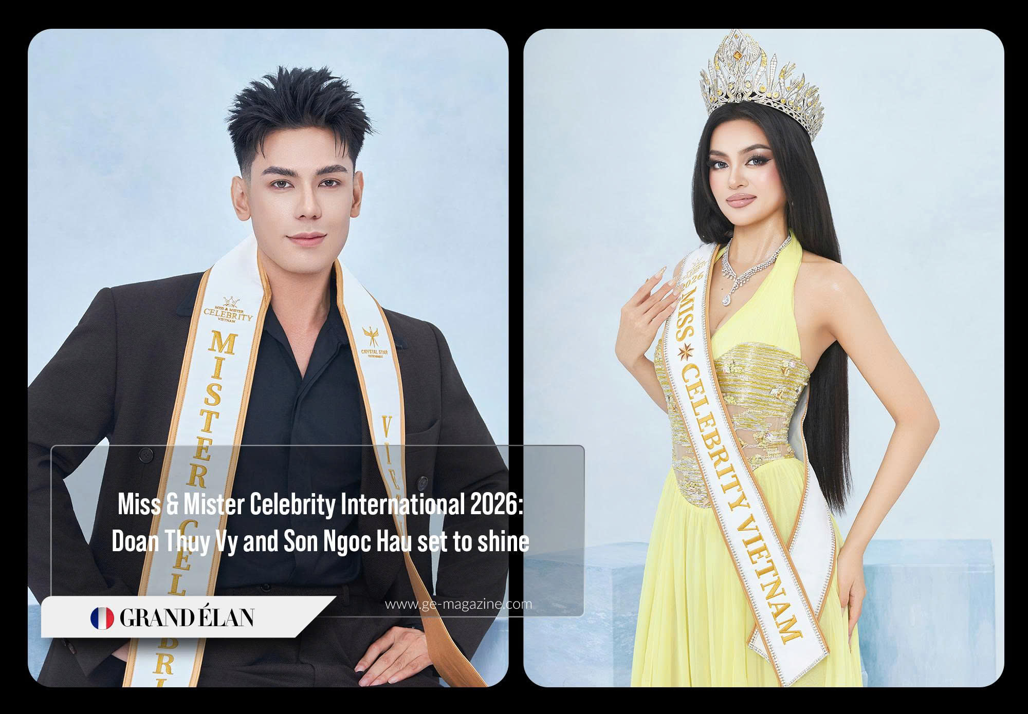 Miss & Mister Celebrity International 2026: Doan Thuy Vy and Son Ngoc ...